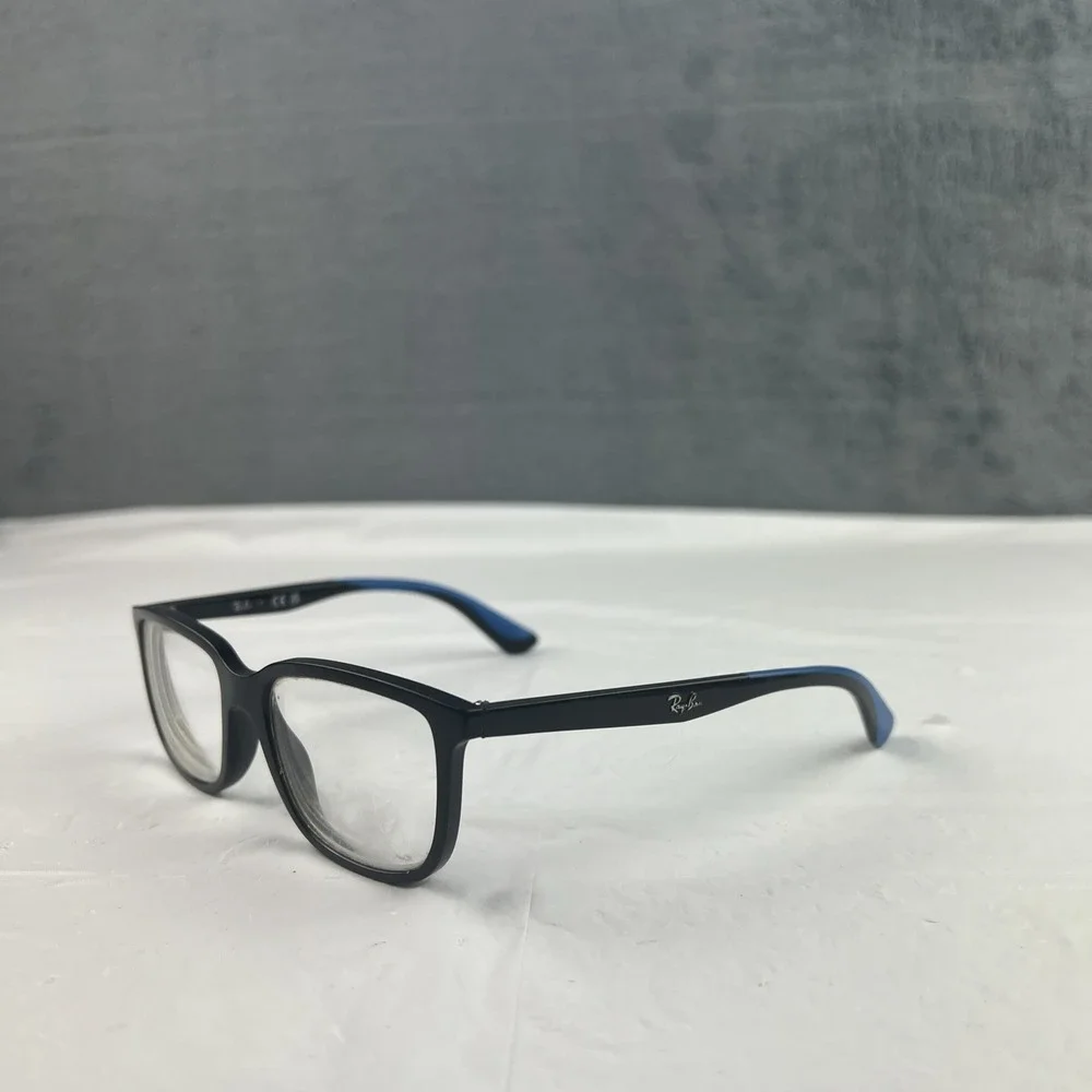 Ray-Ban Kids RB 1605 3862 Glossy Black / Blue 49-16 130 Eyeglasses Authentic